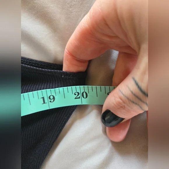 Wilfred Free | Black Ribbed Tank Top, Size S - Picture 6 of 6